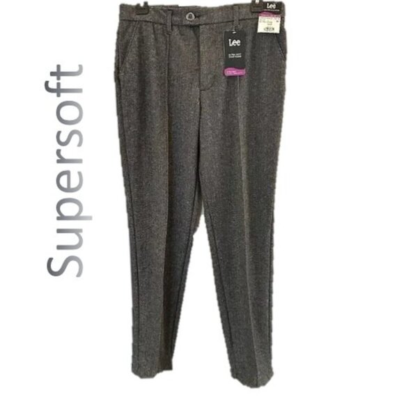 LEE UltraSoft Waistband Straight Leg Trouser - 10 - Picture 1 of 9